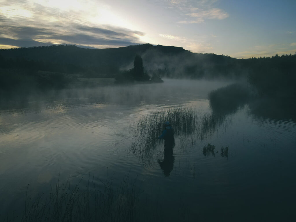 Riviere haute au printemps austral, debut de saison de peche a la mouche en Patagonie